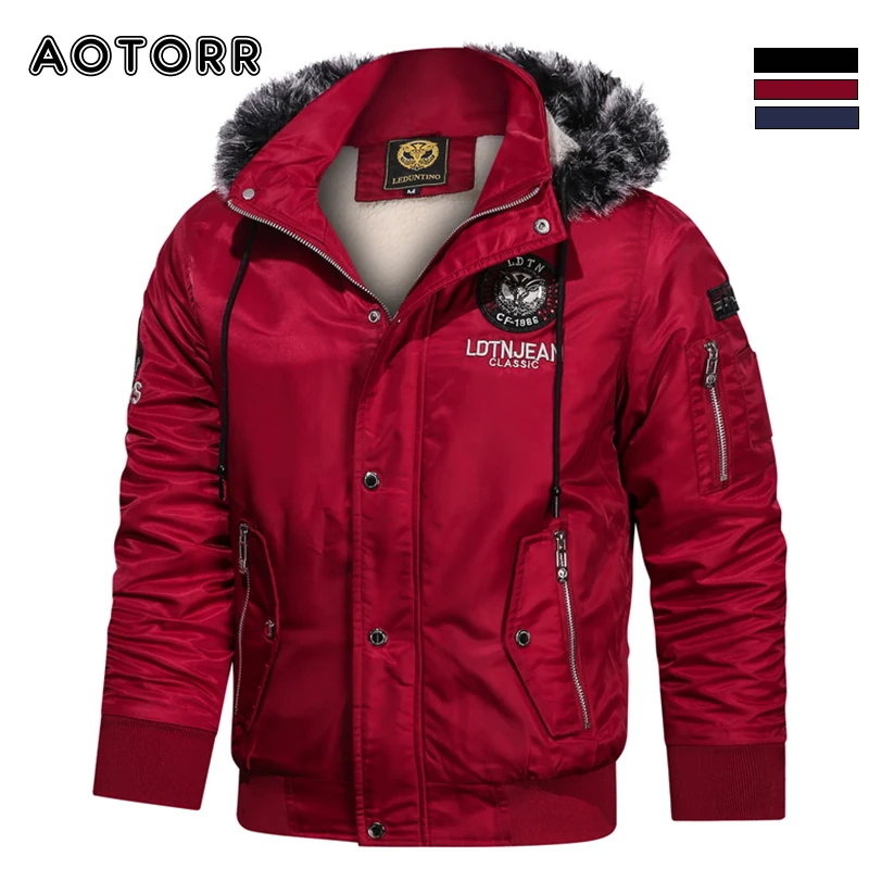 Мужская Уличная винтажная парка водонепроницаемая куртка со съемным капюшоном