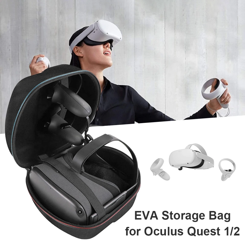 

Travel Hard Shell EVA Carrying Case for Oculus Quest 2 Quest VR Headset Controller Hard Shell EVA Storage Case