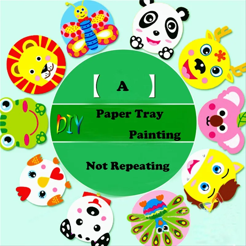 1 шт. бумажный поднос для детского сада|Поделки своими руками| |