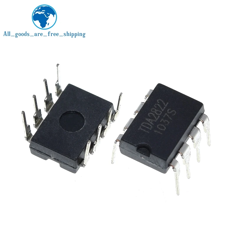 10 шт. TDA2822M DIP8 TDA2822 DIP 2822M 8 новый и оригинальный IC|Интегральные схемы| |
