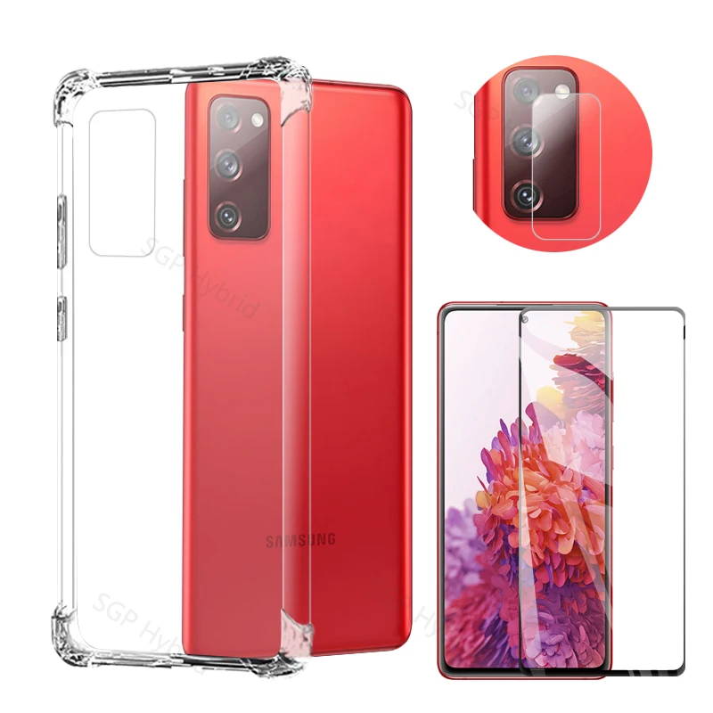 Чехол для телефона Samsung S20 Fe стеклянная пленка экрана камеры Galaxy S 20 на самсунг s20 fe