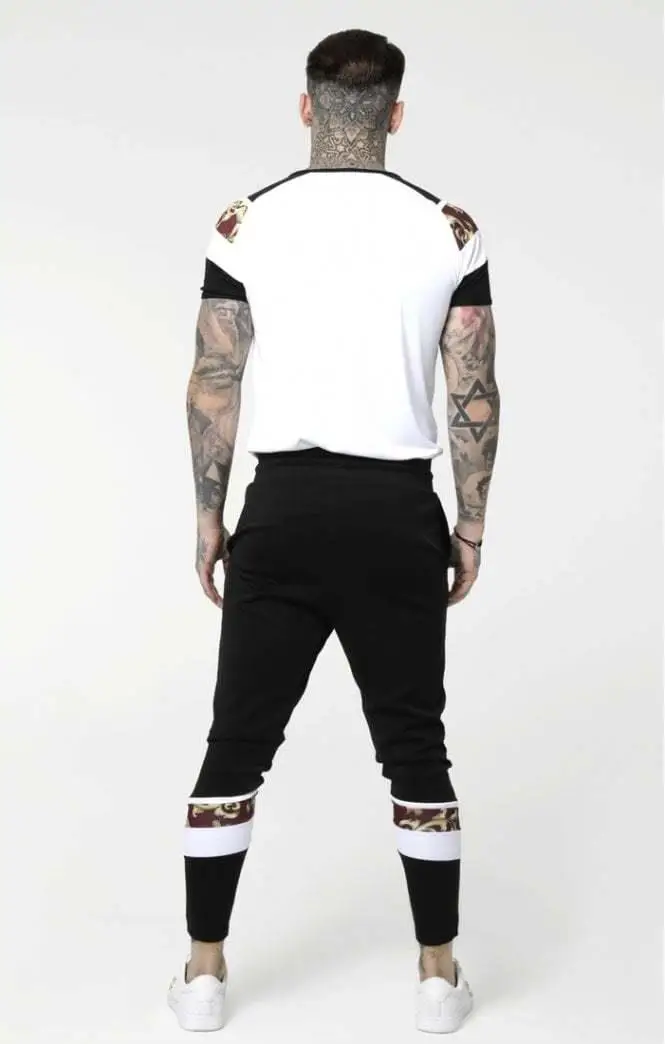 

SikSilk Venetian White Tee White Block Men's T-Shirt