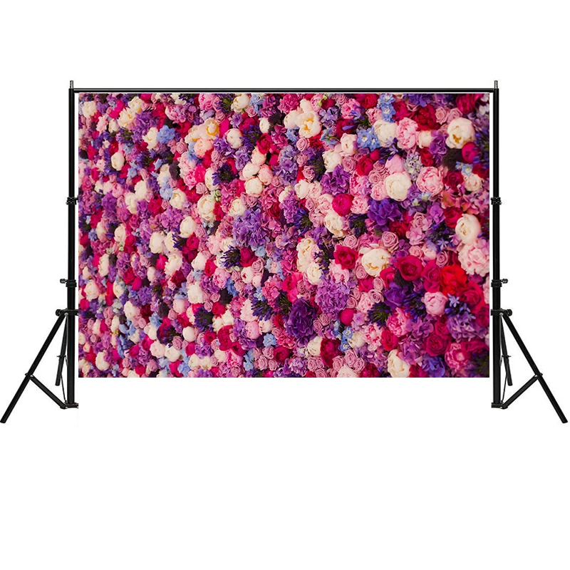 225*150cm Flower Wall Theme Photography Background Children Taking Photo Backdrop Cloth Wedding Decoration Canvas Painting | Дом и сад