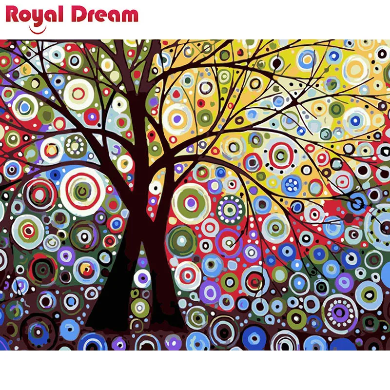 Абстрактный Подсолнух DIY цифровая картина маслом по номерам в Европе для