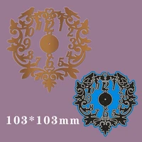 cutting dies birds small clock metal and stamps stencil for diy scrapbooking photo album embossing paper card 103103mm