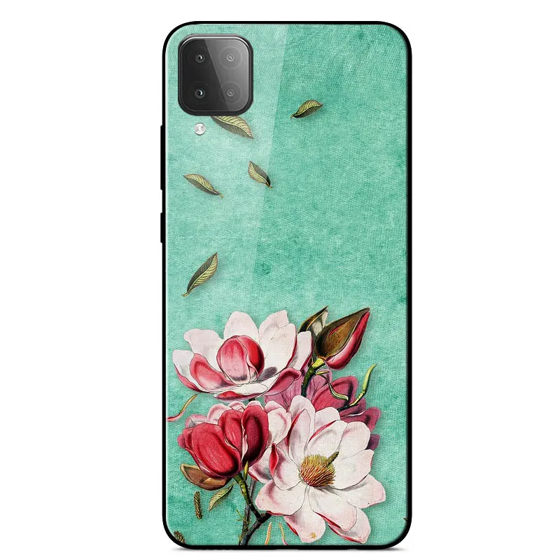 

Case For Samsung M12 Cases Cover Ultra-thin Tempered Glass Phone Cover For Samsung Galaxy M12 M 12 6.7 inch Soft Silicone Bumper