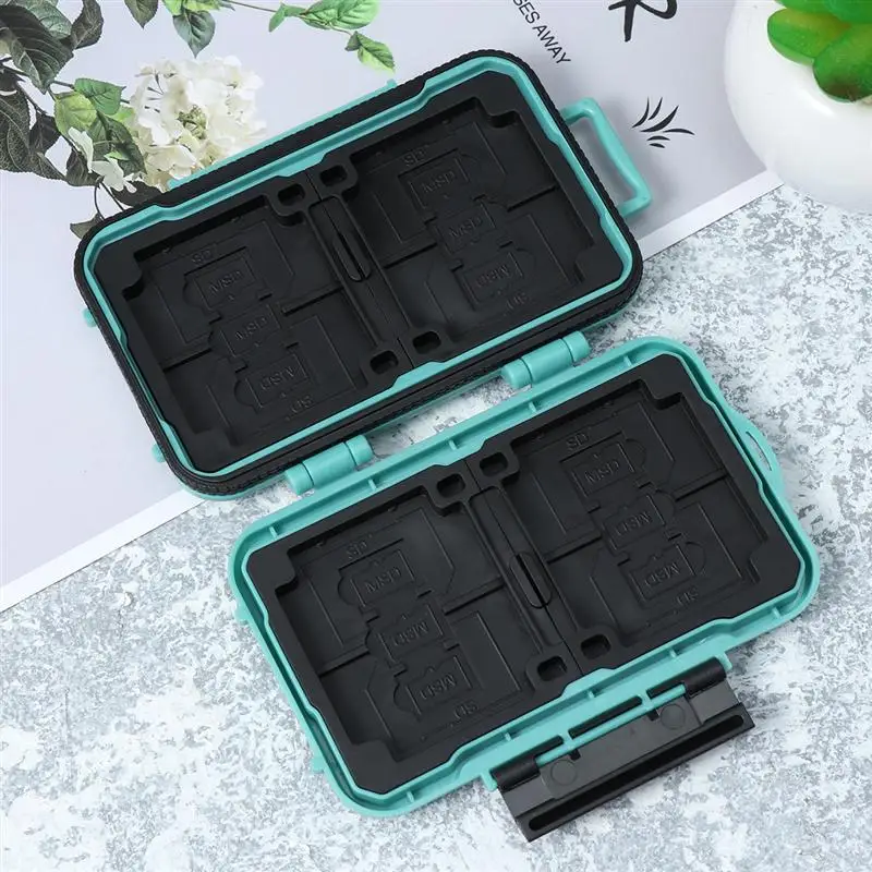 Падение сопротивления карта памяти Держатель корпуса SD контейнер для хранения