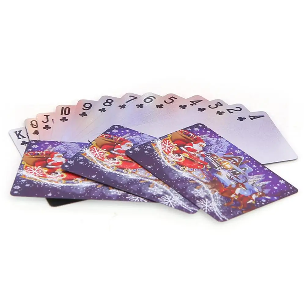 Комплекты одежды из 2 предметов для игральных карт с рождественским узором стол