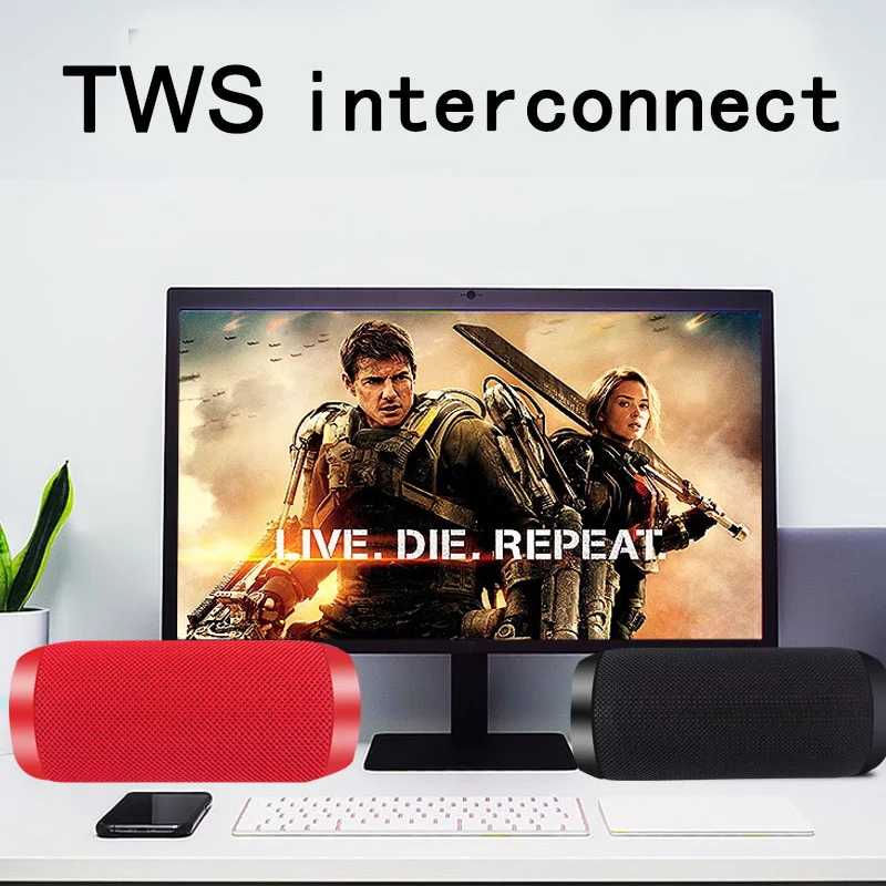 Портативная Bluetooth Колонка TG117 водонепроницаемый беспроводной динамик мощностью