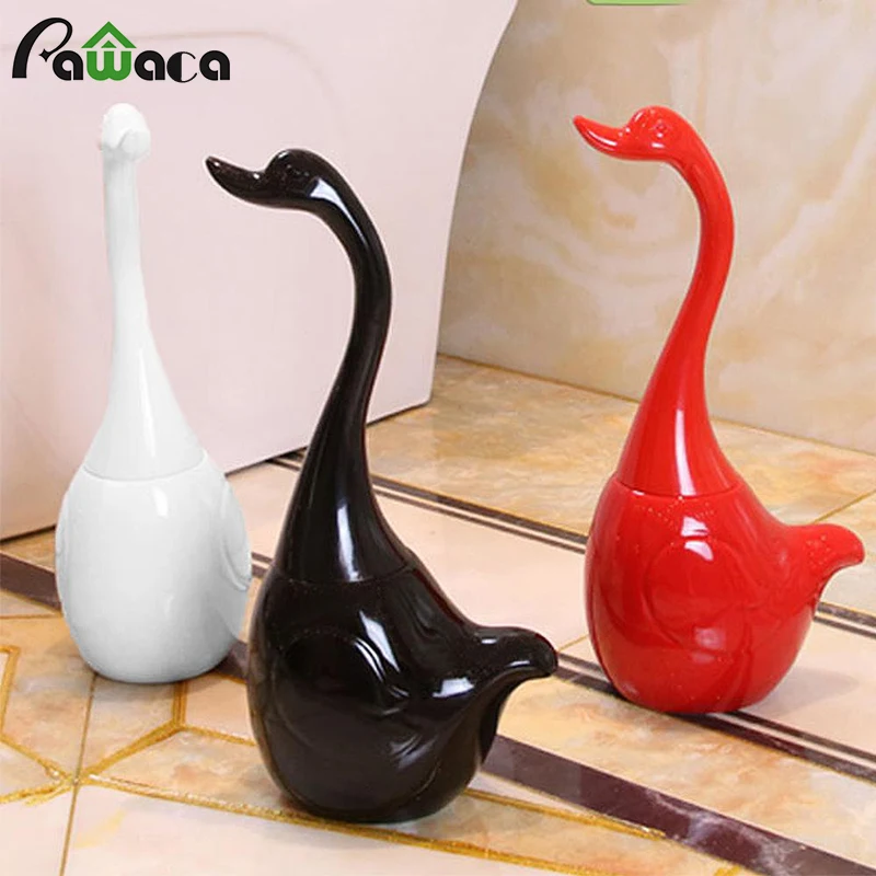 Набор кистей и держателей для унитаза Swan с длинной ручкой полностью закрытое