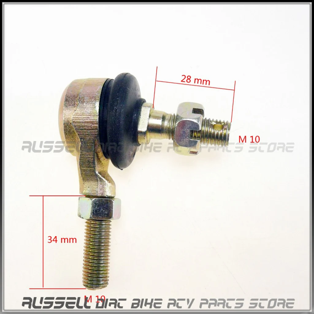 1 пара 10 мм M10 комплект наконечников рулевой тяги шарнирный шарик u образный