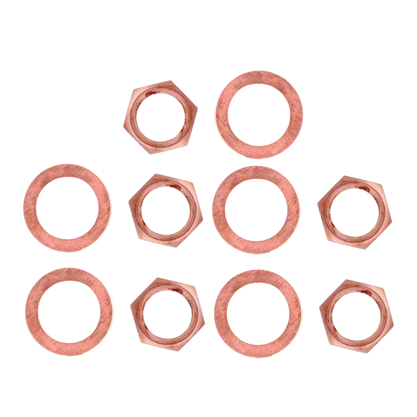 

Set of 10 3/8 '' Guitar Bass Sockets with 9.36 Mm Hexagon Nuts