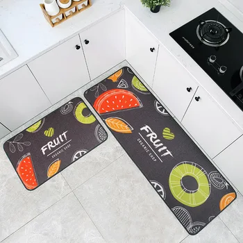 2pcs/set Kitchen Mat Carpets Set Long Size Kitchen Rugs Multi-usage Doormat Bedroom Sofa Area Bathroom Floor Mat 50*80 50*150cm