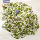 Elinfant, новинка, модный принт 120*110 см, Двухслойное 100% хлопковое детское одеяло, муслиновое Пеленальное Одеяло