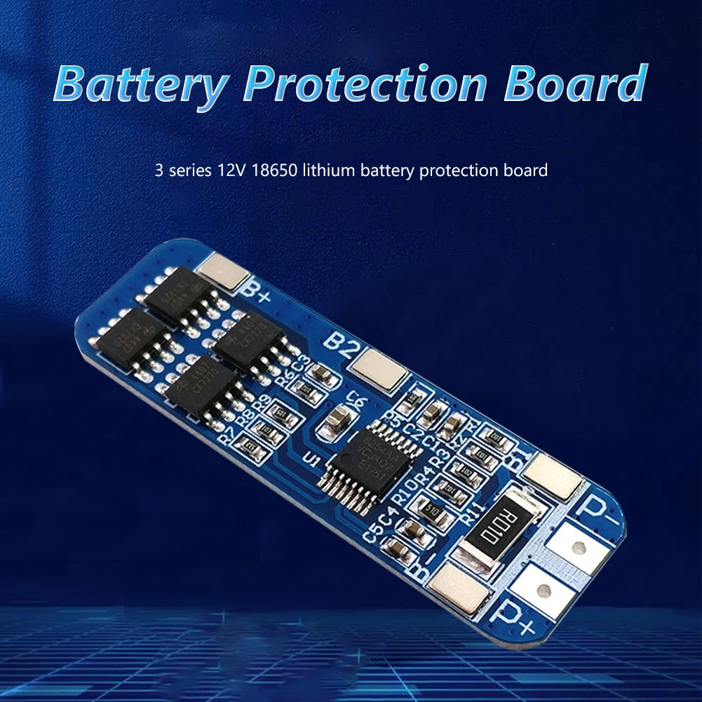 

HX-3S-01 18650 Lithium Battery Protection Board Protective Short Circuit Module Overcharge Over Discharge Over-Current Protector
