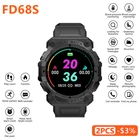Спортивные Смарт-часы FD68S с пульсометром и тонометром