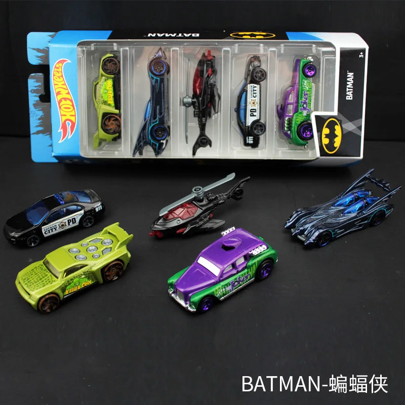 Hot Wheels Оригинал 5 шт./компл. литая металлическая мини модель автомобиля 1:64 детские