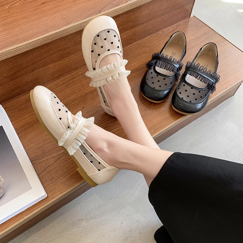 

Summer Shoes Ladies All-Match Elegant Shallow Mouth Soft Casual Female Sneakers Dress Flats Women Bow-Knot Modis Round Toe 2021