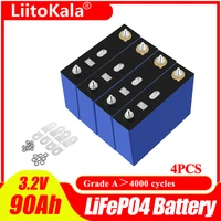 4pcs liitokala catl 3 2v 90ah lifepo4 battery can for 4s 12v 24v 3c 270ah lithium iron phospha vr solar energy car boat battery