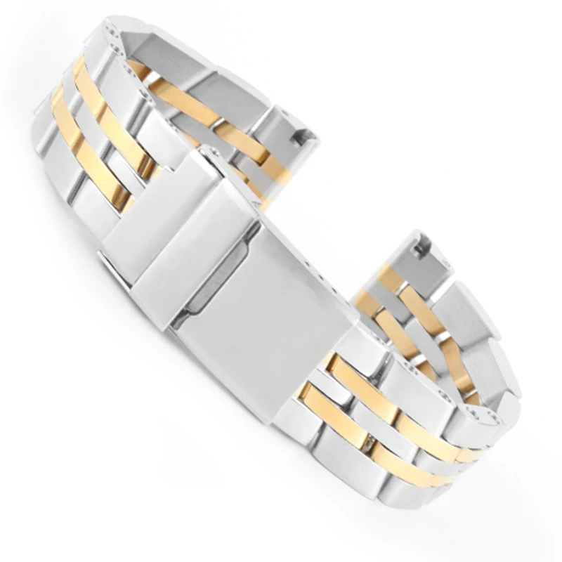 Ремешок для часов Breitling из нержавеющей стали с пряжкой