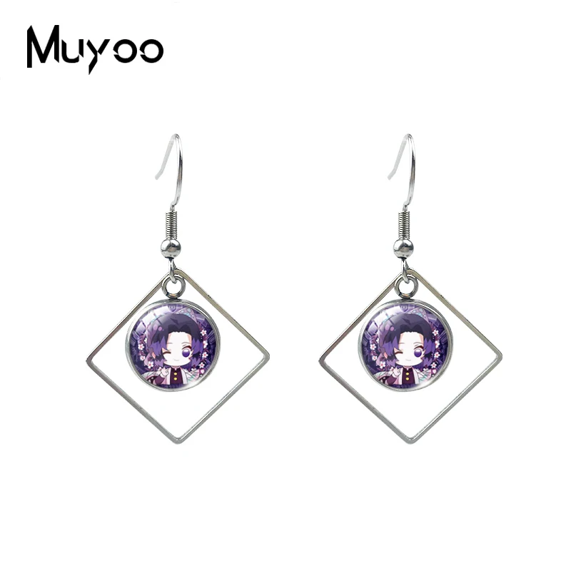 Новое поступление серьги-подвески из аниме рассекающий демонов Kimetsu no Yaiba |