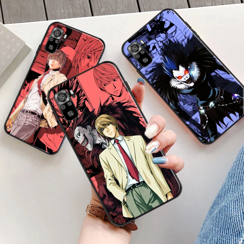 

Anime Manga Death Note Ryuk TPU Phone Case For Xiaomi Redmi 9 9i 9AT 9T 9A 9C 10X 4G 5G Note 10 10T 5G Cases Coque Back Cover