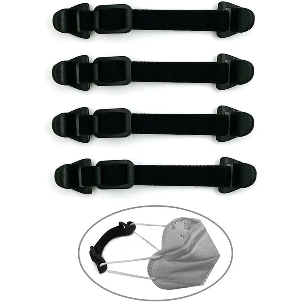 4 шт Регулируемые защитные наушники крюк Удлинительный ремень с пряжкой 1 5x12 см