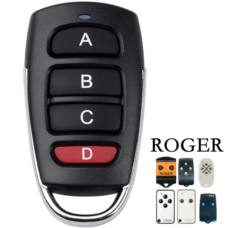 

ROGER H80 TX22 Garage Door Opener Remote Control Gate Clone ROGER TX54R TX52R 433,92Mhz 433mhz Keyfob