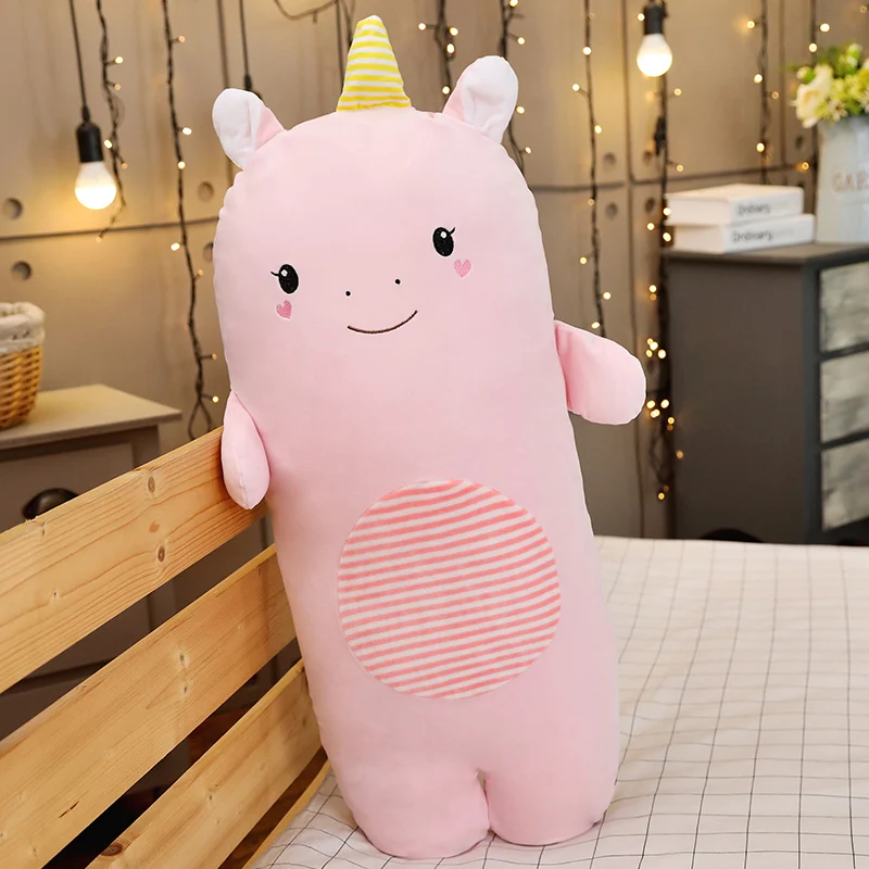 Unicorn Динозавр, тигр, слон, олень, хомяк, плюшевая игрушка единорог, рождественские мягкие животные, Детская кукла, милые подарки, подушка для сна, подружка - Цвет: Unicorn
