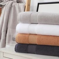 grey thick bath towels for adults soft premium quality bath sheet shower towels for bathroom cotton strong water absorption