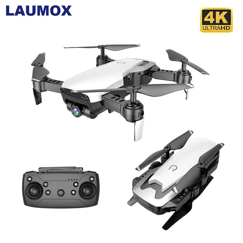 Дрон LAUMOX M69G FPV RC дрон для селфи с 4К камерой оптического потока складной Wi Fi