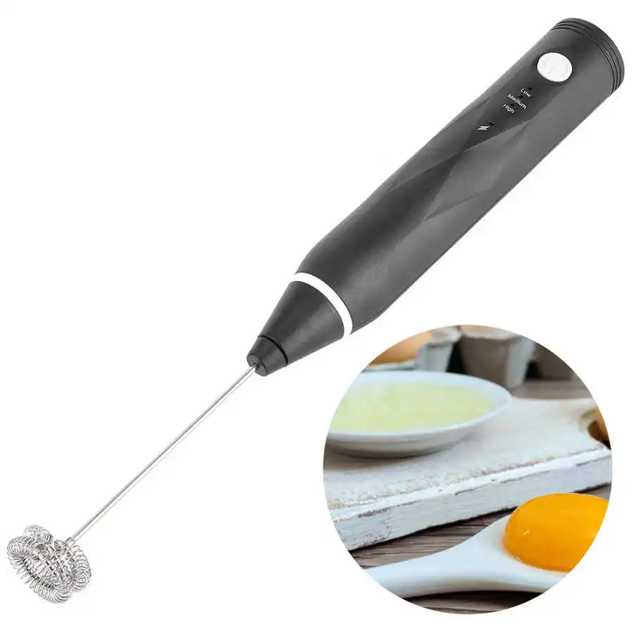 

Электрический вспениватель молока, ручной миксер для кофе с зарядкой от USB, кухонный взбиватель для яиц практичный кухонный инструмент для ...