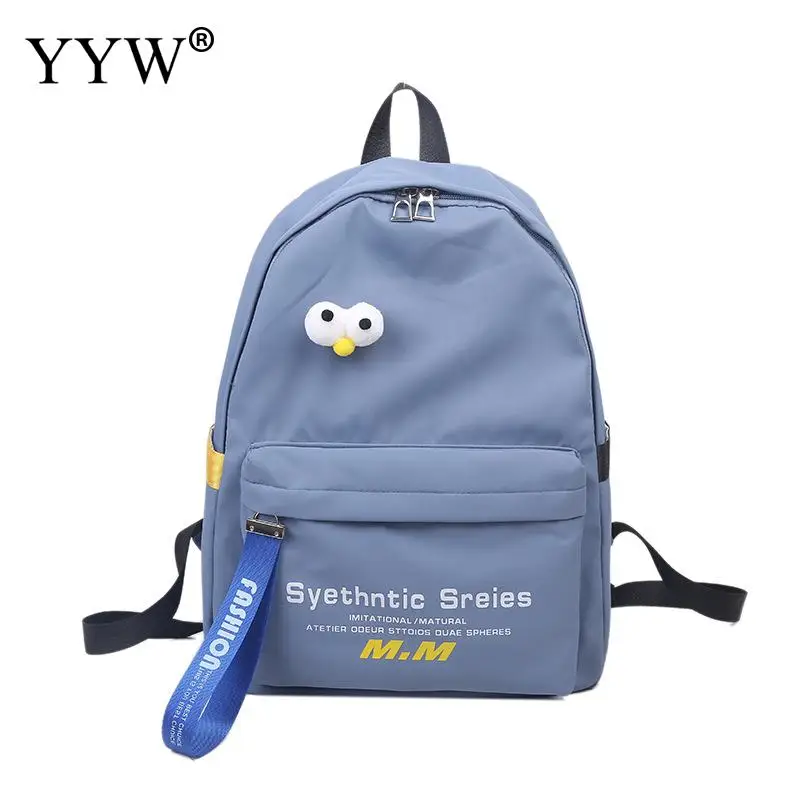 

Women Backpacks Cartoon Eyes Preppy Style Women Backpack Leather School Bag Backpacks for Teengers Gilrs Trending Shoulder Bags