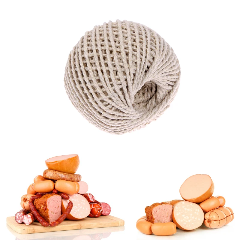 Шпагат для приготовления мяса хлопковый шпагат мясника ветчины хот дога колбаса