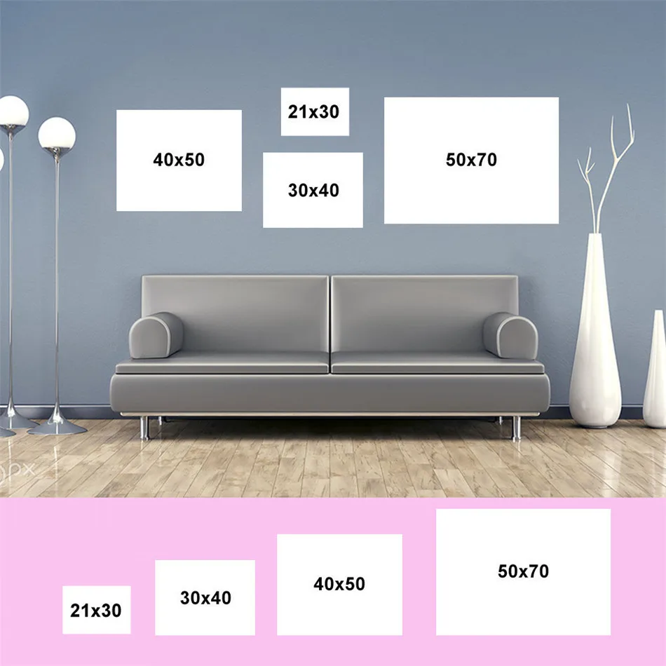 Fuwatacchi храбрые слова картина маслом серый ананас настенные художественные