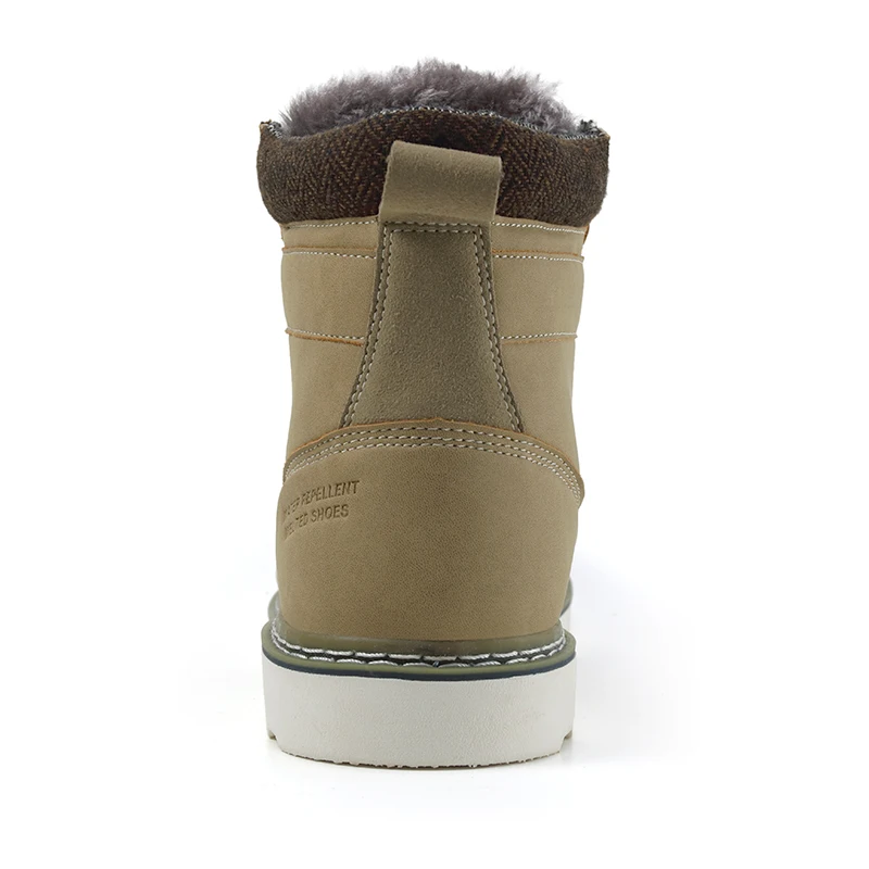 Зимние ботинки мужские теплые ботильоны из натуральной кожи на меху