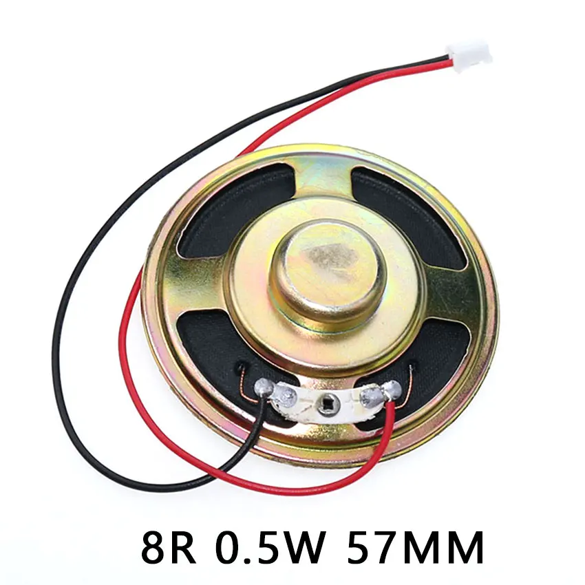 Ультратонкий динамик 8 Ом 0 5 Вт 8R диаметр 23 28 30 40 50 мм толщина см с клеммой PH2.0 Длина