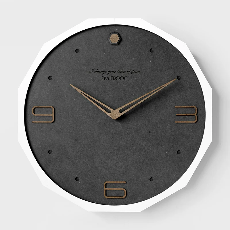 

Wood Europe Style Simple Wall Clock Modern Design Minimalist Decor Wall Clocks Wall Watch Wandklok Living Room Decoration BI50WC