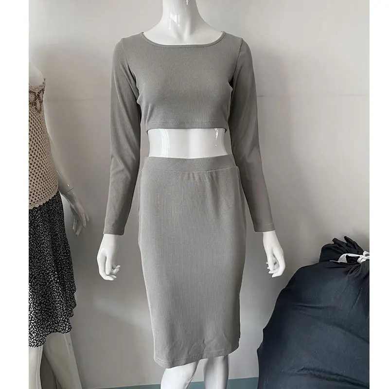 Женское платье сезон осень зима соблазнительные бандажные платья из двух частей