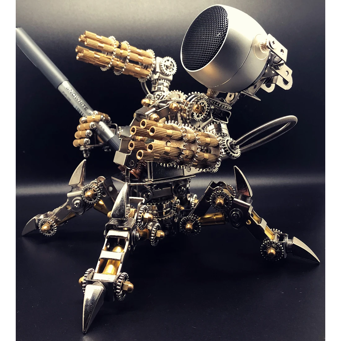 313 шт. DIY Нержавеющая сталь 3D психического паззл Модель Набор Магнитный меха