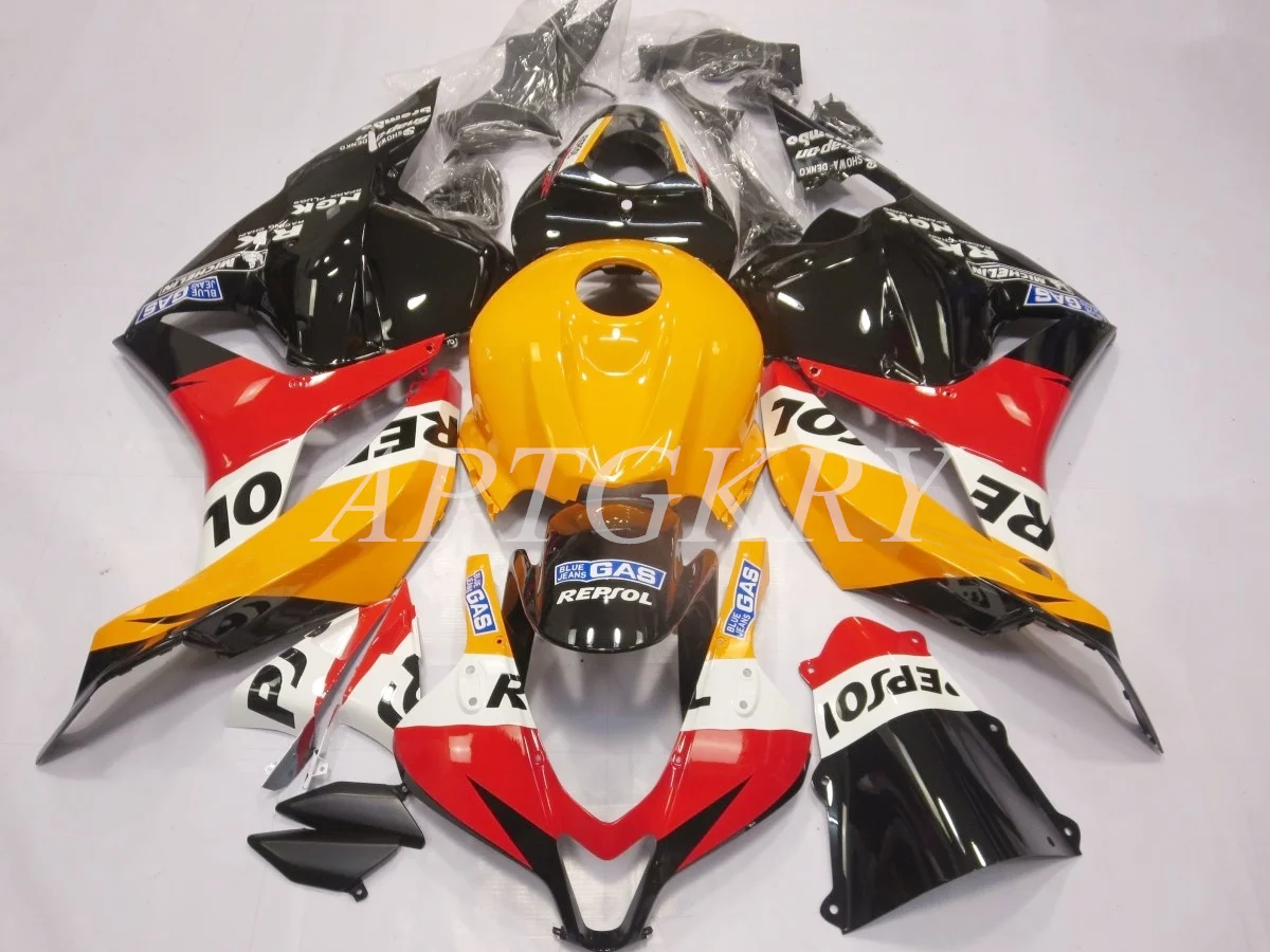 

New ABS Motorcycle Fairings Kit Fit For HONDA CBR600RR F5 2009 2010 2011 2012 Bodywork Set Custom Orange Black