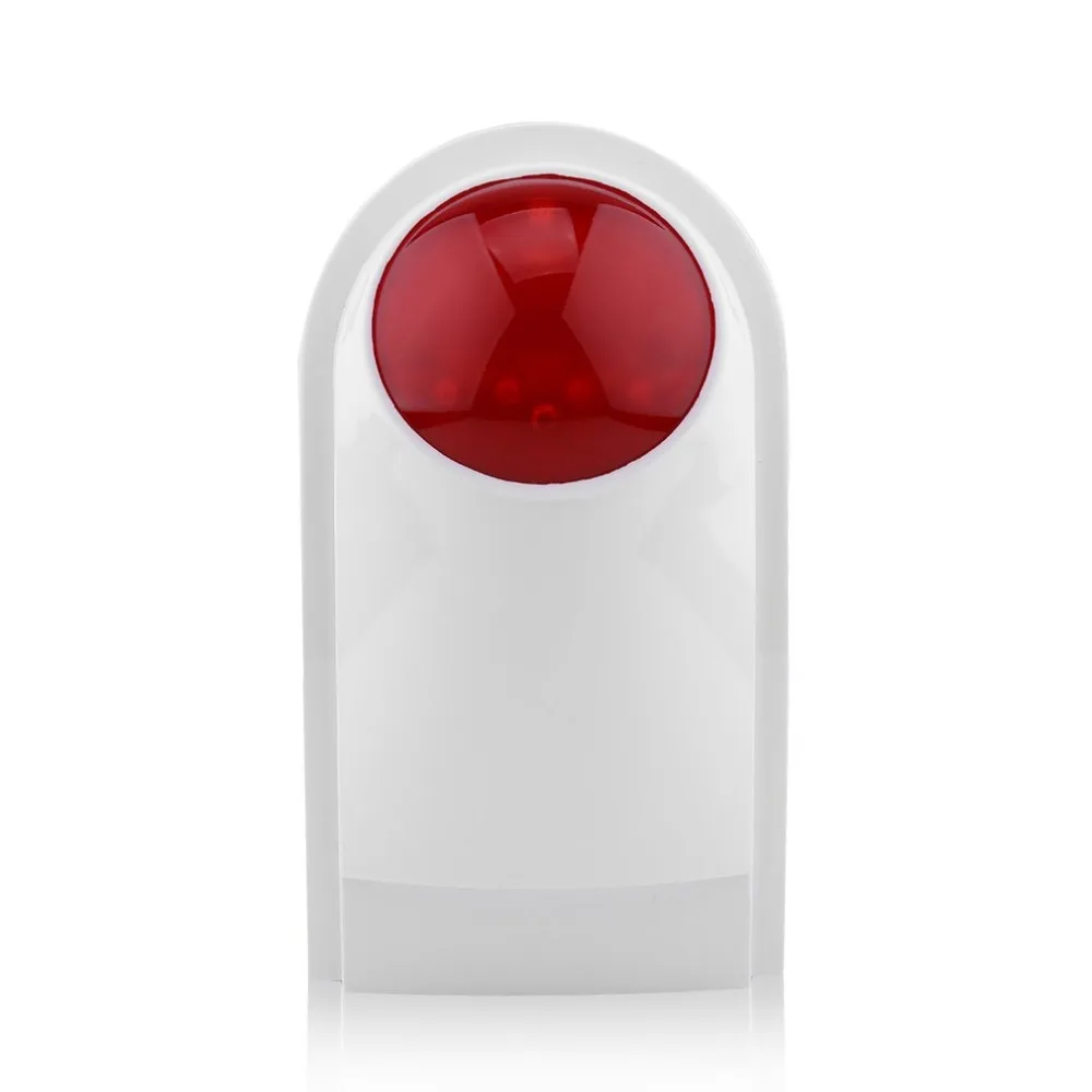 Проводная сигнализация 115дб наружная Водонепроницаемая Вспышка Сирена звук стробоскоп Вспышка Сирена для Wif GSM PSTN домашняя охранная сигнализация