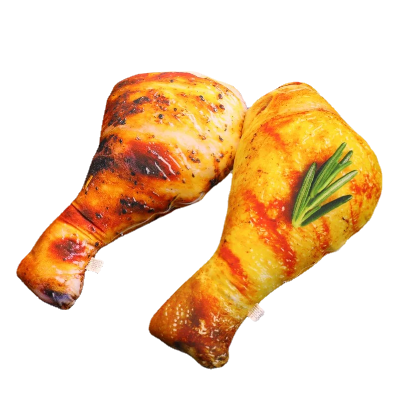 

100CM Cute Food Reallife Style Chicken Leg Chick Wing Drumstick Fried Rice Noodles Pillow Cushion Gift Plush Doll Toy