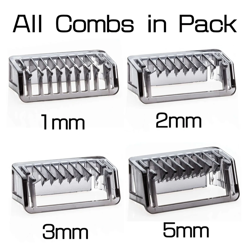 1 2 3 5 мм направляющая расческа для OneBlade триммер клипер уход Парикмахерская резка