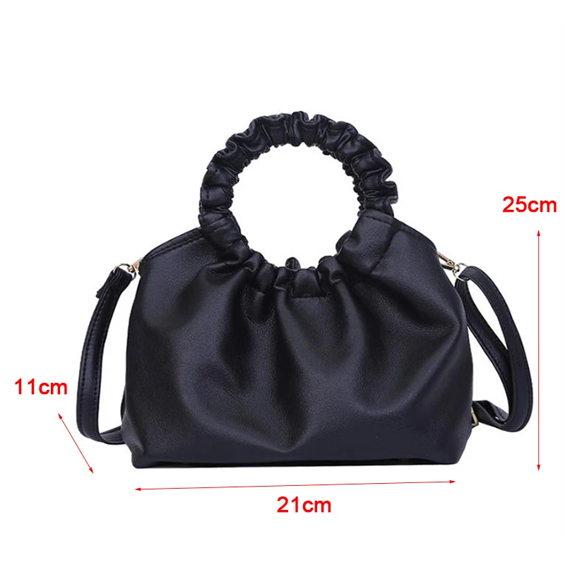

1PCS PU Leather Shoulder Simple Bags For Women Candy Color Small Crossbody Bag Travel Handbags and Purses