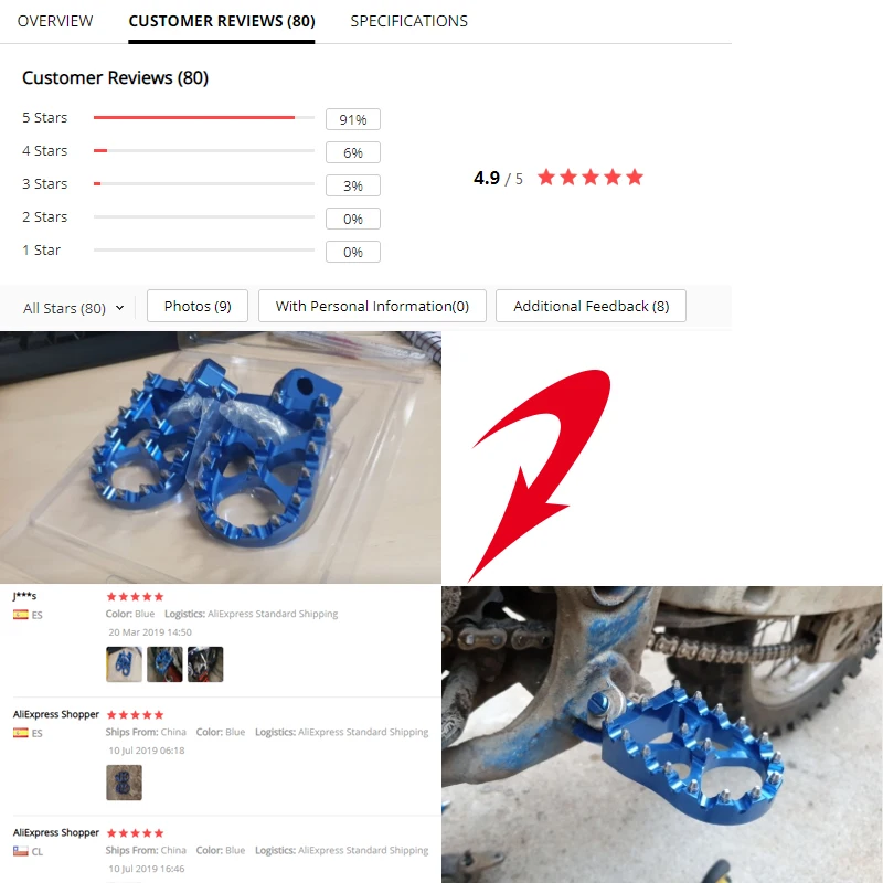 Подножки для мотоцикла подножки Yamaha YZ 65 85 125 250 125X 250X 250FX 450FX WR 250F 450F YZF WRF 450 2001 2019|foot