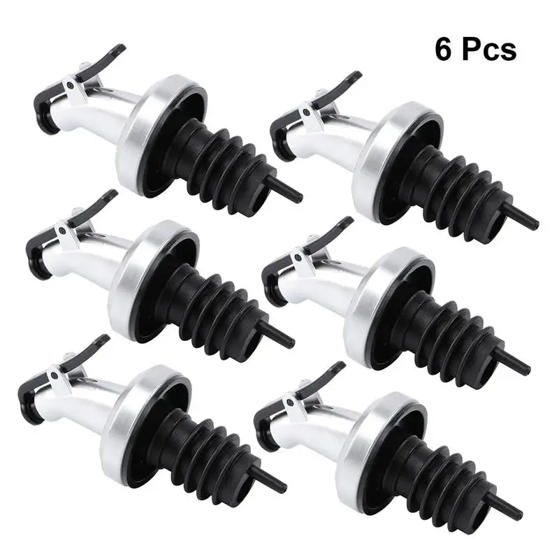 6 шт. маслостоппер пресс соус насадка для бутылки вина рот кухонные аксессуары| |