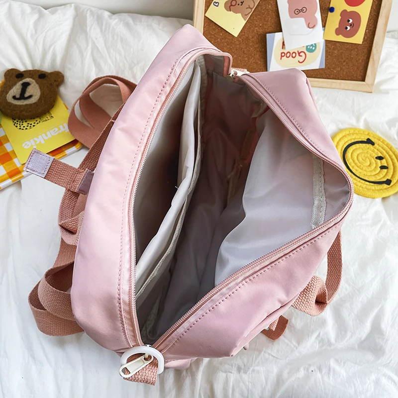 

Fashion Girls Bagpack Travel Mochila Femal Nylon Rucksack Kawaii Women Bag Small College Schoolbag Cute Teens Backpack