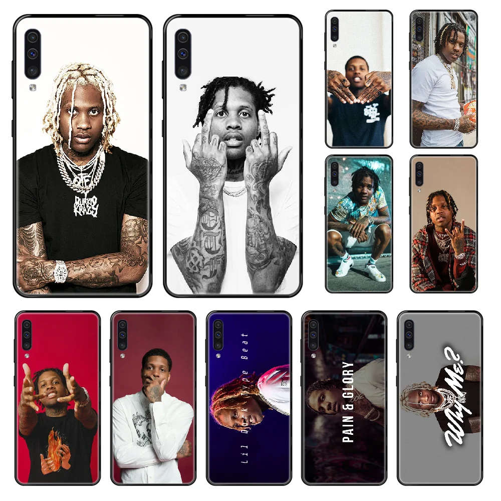Чехол Lil Durk для телефона Samsung Galaxy A 3 5 8 9 10 20 30 40 50 70 E S Plus 2016 2017 2018 2019 черная картина funda