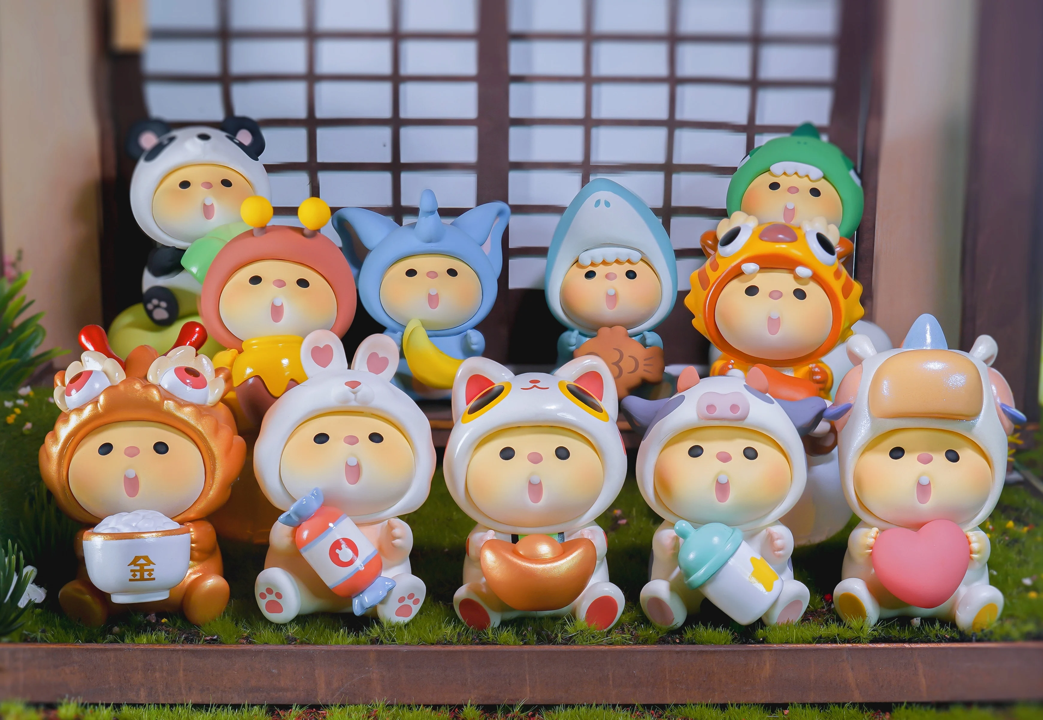 

Blind box toy heavenly beast series Caja Ciega creative kawaii cute animal doll hand-made girl gift decoration mysterious box